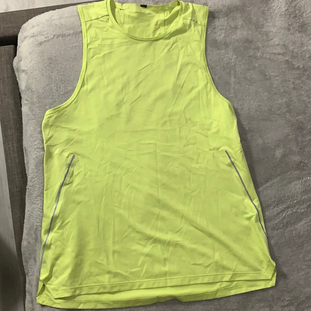 Medium Lululemon Electric Green Tank Top
